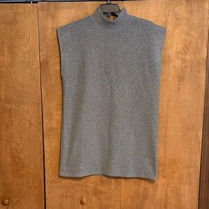 Zara Gray Sleeveless Mini Dress